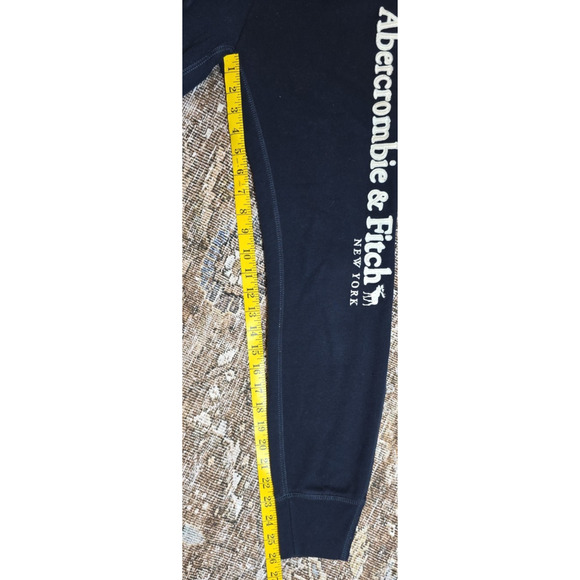 Abercrombie & Fitch Fleece Jogger Pants Womens XS Spellout Logo Soft A&F - Picture 5 of 8